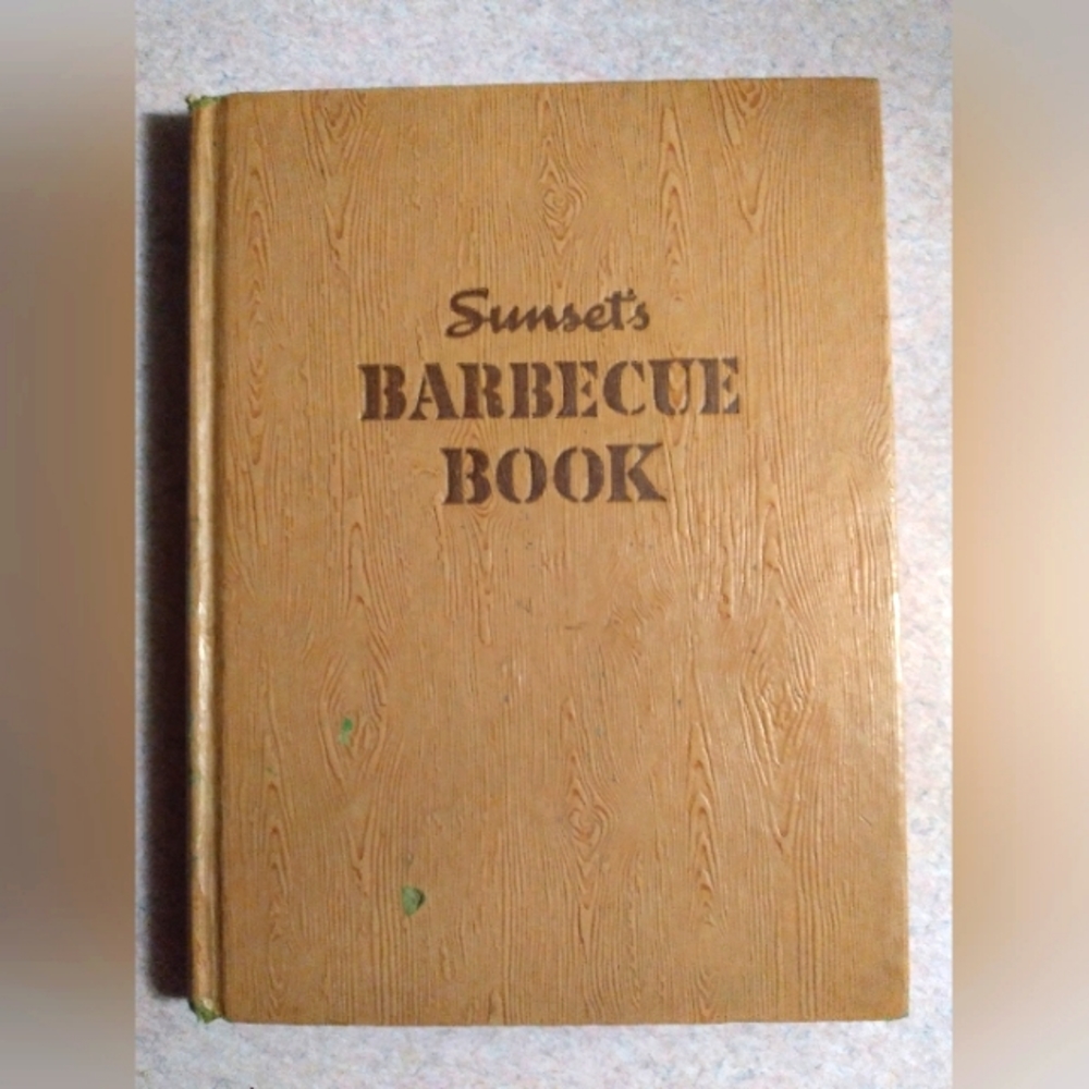 Vintage Sunset barbeque book